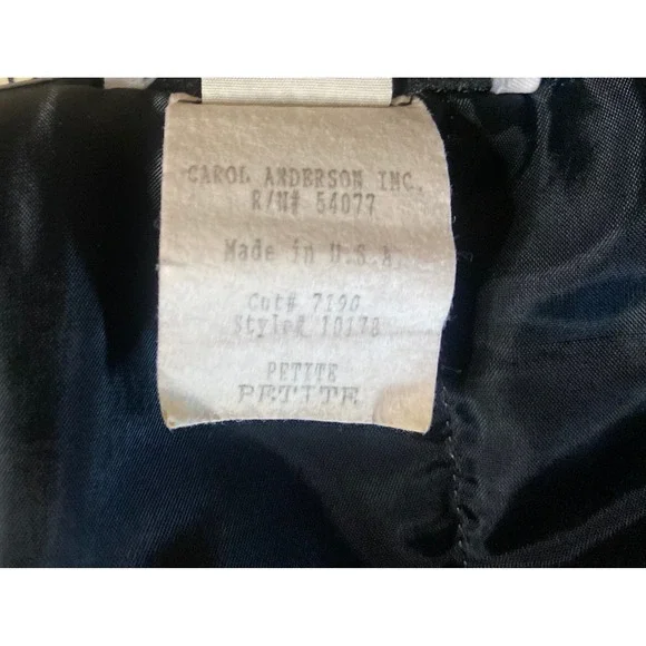 Carol Anderson Collection Petite Floral Rose Patchwork Bomber Jacket - Picture 5 of 10